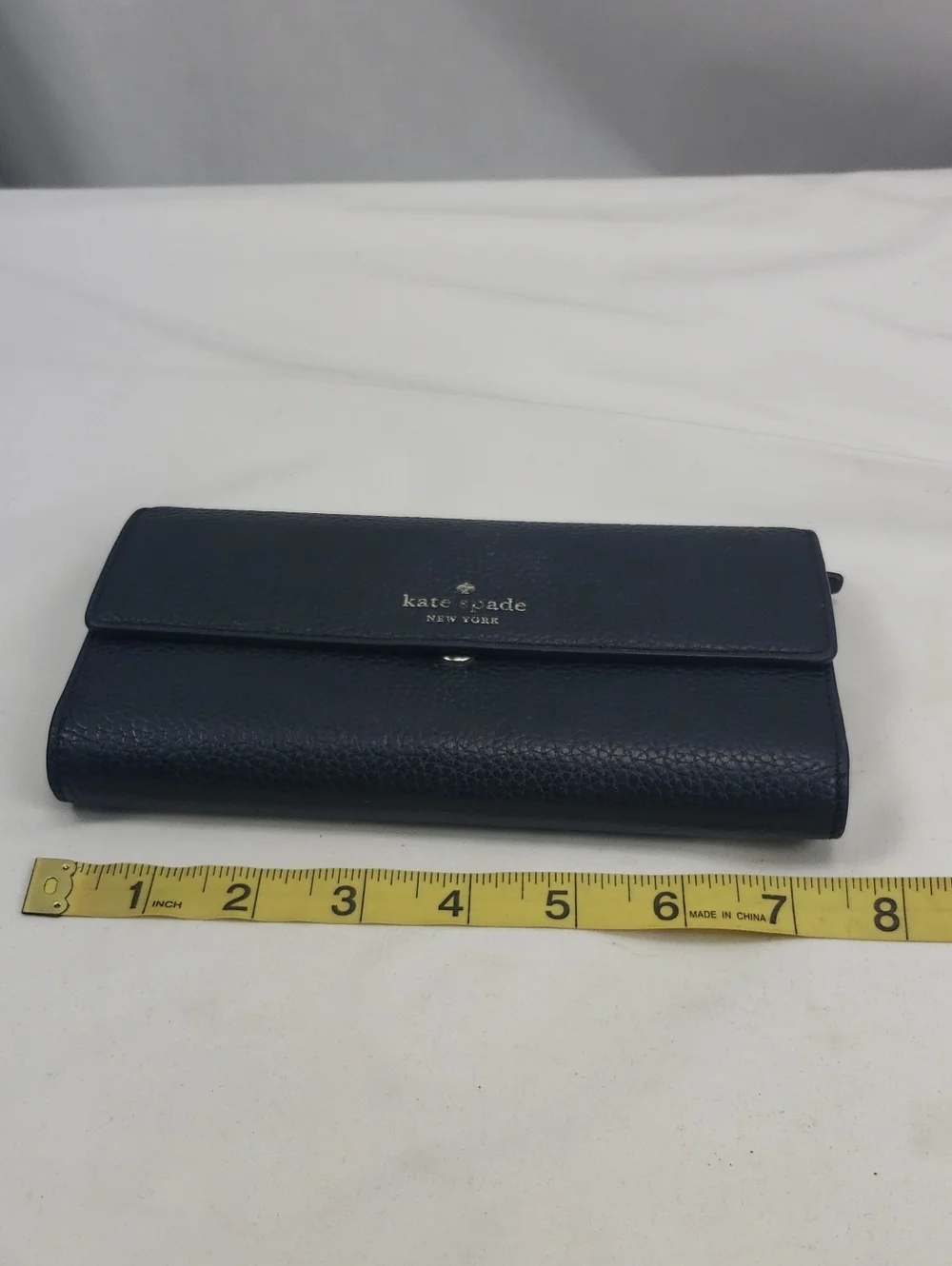 Kate Spade Black Pebbled Leather Wallet